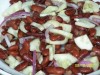 Салат из фасоли и огурцов