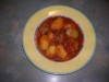 Kartoffelpfanne mit Gemuese und Hackbaellchen