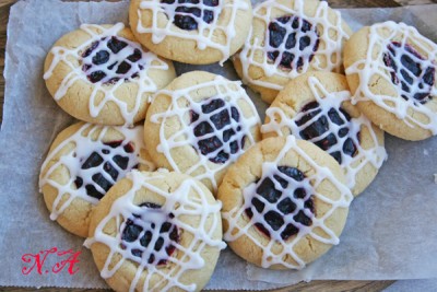 Печенье с ягодной начинкой без яиц : Выпечка сладкая