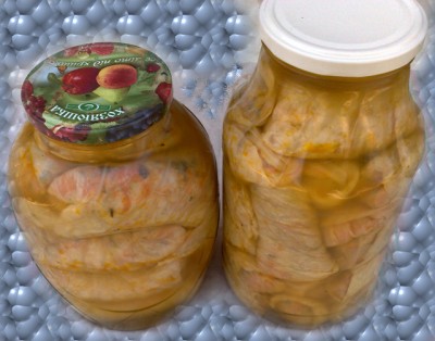 Консервированные голубцы с овощами : Капуста