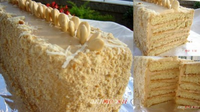 Крем карамельно- медовый : Мастика, марципан, кремы