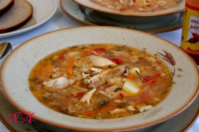 как варить рассольник с курицей