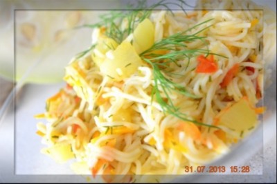 Паутинка с овощами : Рецепты для детей